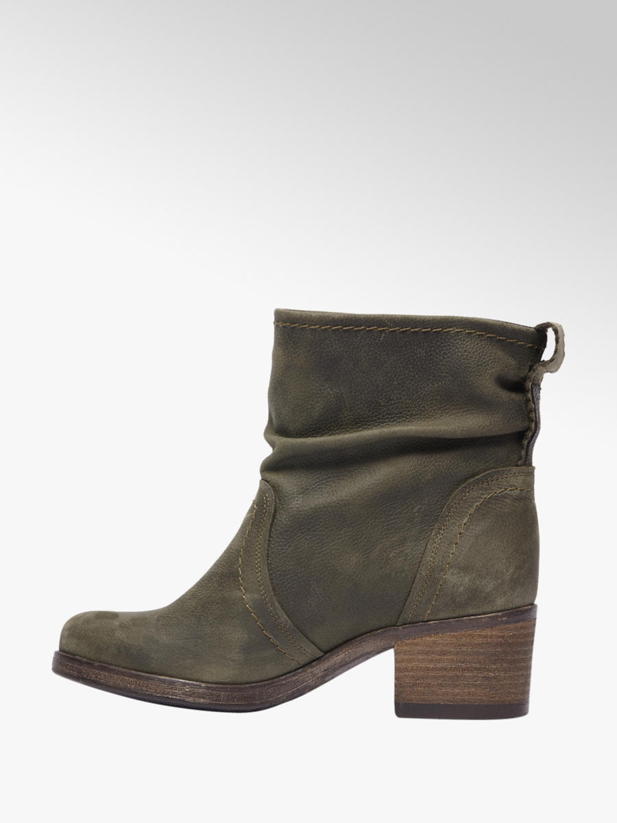 5th Avenue Groene enkellaars leer Gratis Bezorgd en Retour 5th Avenue Groene enkellaars leer Gratis Bezorgd en Retour